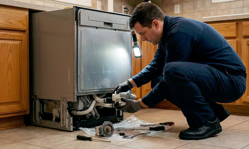 Dishwasher Pump Replacement in Stratford, CT