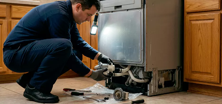 Dishwasher Drain Hose Repair in Stratford