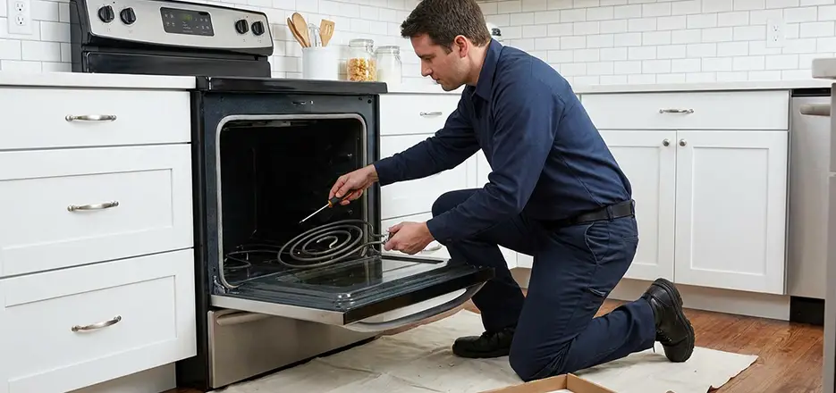 Oven Lower Heating Element Replacement in Stratford